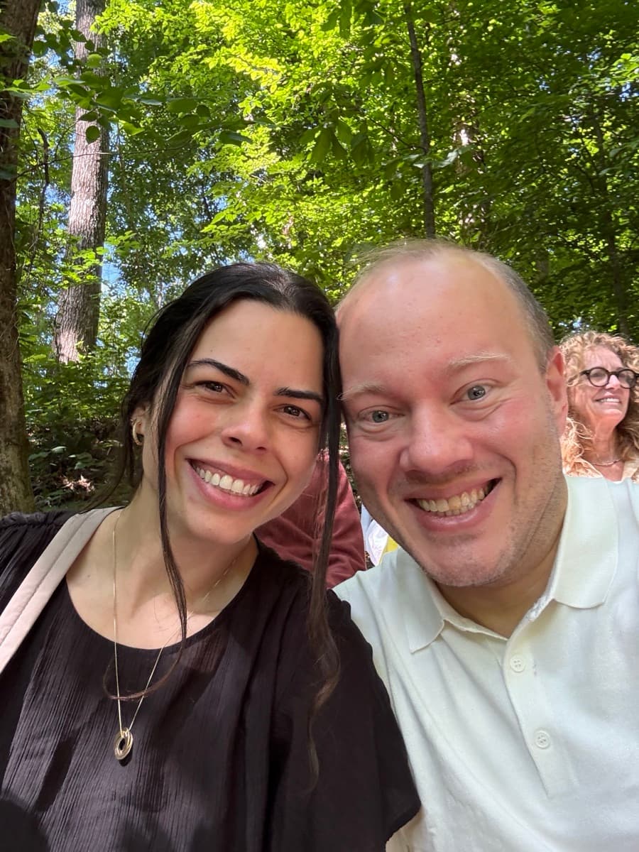 Rodrigo and Vanessa, founders of SafeNest Toys